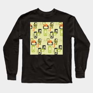 Avocado Shag Midcentury Long Sleeve T-Shirt